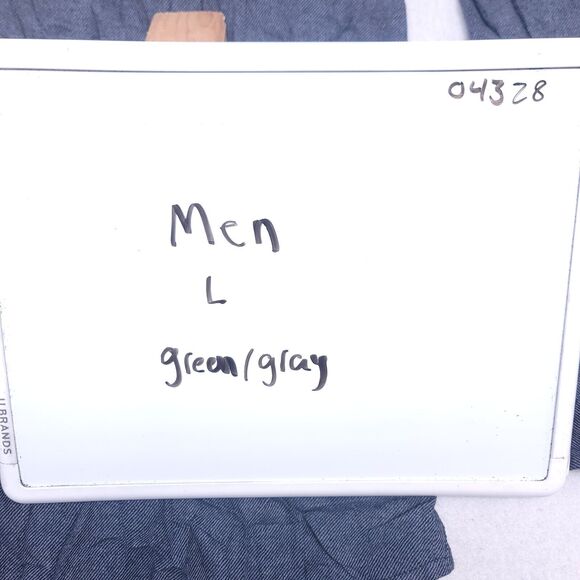 Urban Pipeline Casual Button Up Long Hoodie Mens Size Large L Gray Green - Picture 9 of 10